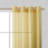 Set of Two 84" Gold Solid Modern Window Panels