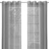 Set of Two 84" Silver Solid Modern Window Panels