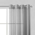 Set of Two 84" Silver Solid Modern Window Panels