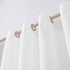 Set of Two 84" White Solid Modern Window Panels