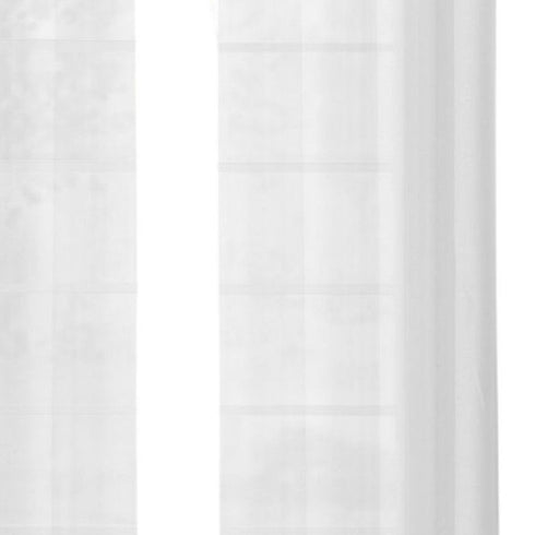 Set of Two 84" White Solid Modern Window Panels