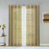 Set of Two 84" Tan Solid Modern Window Panels