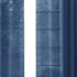 Set of Two 84" Blue Solid Modern Window Panels