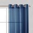 Set of Two 84" Blue Solid Modern Window Panels