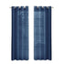 Set of Two 84" Blue Solid Modern Window Panels