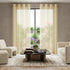 Set of Two 84" Beige Solid Modern Window Panels