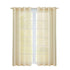 Set of Two 84" Beige Solid Modern Window Panels