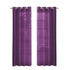 Set of Two 84" Purple Solid Modern Window Panels