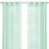 Set of Two 84" Aqua Solid Modern Window Panels