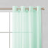 Set of Two 84" Aqua Solid Modern Window Panels