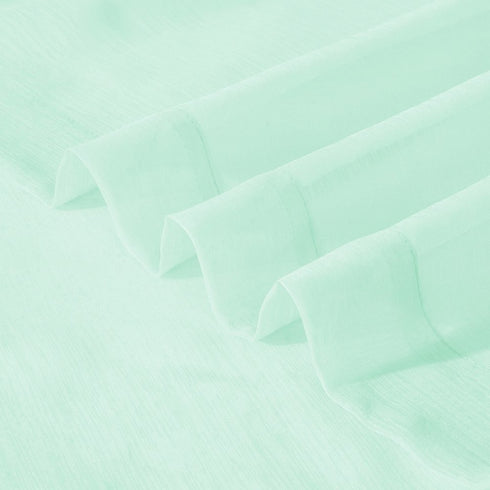 Set of Two 84" Aqua Solid Modern Window Panels