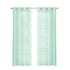 Set of Two 84" Aqua Solid Modern Window Panels