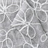 Set of Two 96" Silver Floral Embroidered Window Panels