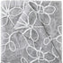 Set of Two 96" Silver Floral Embroidered Window Panels
