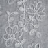 Set of Two 96" Silver Floral Embroidered Window Panels