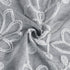 Set of Two 96" Silver Floral Embroidered Window Panels