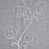 Set of Two 84" Silver Boho Embroidered Window Panels