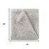 Set of Two 84" Beige Boho Embroidered Window Panels