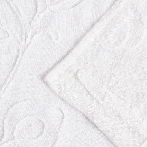 Set of Two 84" Blush Boho Embroidered Window Panels