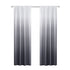 Set of Two 84" Black Ombre Shades Window Panels