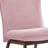 31" Plush Pink Low Profile Armless Accent Chair