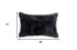 Set of Two 12" X 20" Black Throw Pillows