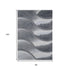 8' X 11' Blue and Gray Abstract Area Rug