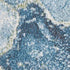 5' X 8' Teal Blue Green And Ivory Abstract Area Rug
