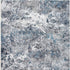 8' X 10' Blue and Gray Abstract Area Rug