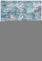 8' X 10' Blue Gray Abstract Cuboid Modern Area Rug
