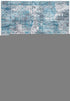 8' X 10' Blue Gray Abstract Cuboid Modern Area Rug