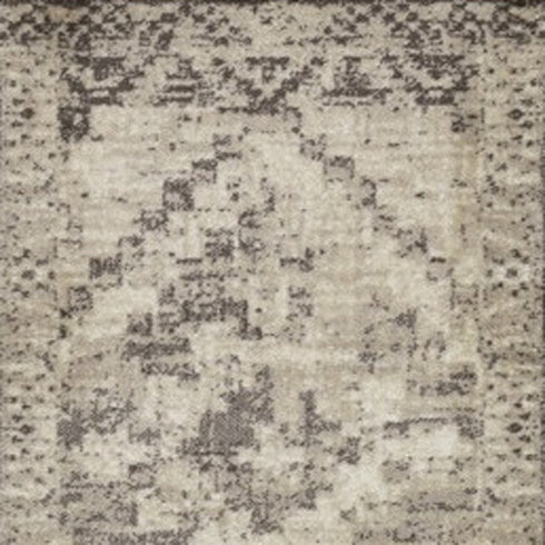 8' X 11' Gray And Brown Abstract Area Rug