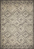 8' X 11' Gray And Brown Abstract Area Rug