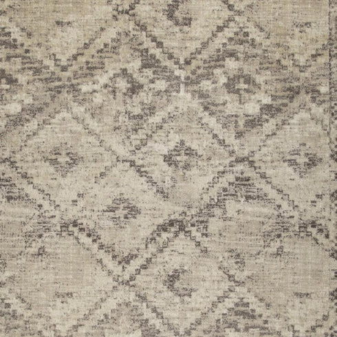8' X 11' Gray And Brown Abstract Area Rug