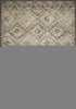 8' X 11' Gray And Brown Abstract Area Rug