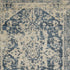 8' X 11' Ivory And Blue Oriental Area Rug