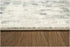 8' X 11' Blue and Beige Abstract Area Rug
