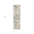 8' X 11' Blue and Beige Abstract Area Rug