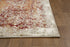 8' Rust And Ivory Oriental Runner Rug