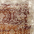 8' Rust And Ivory Oriental Runner Rug