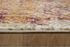 8' Rust And Ivory Oriental Runner Rug