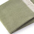 Soft Olive Green Links Pattern Throw Blanket
