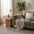 50" X 60" Taupe Woven Herringbone Plush Throw Blanket