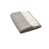 50" X 60" Taupe Woven Herringbone Plush Throw Blanket