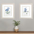 Set Of Two Farmhouse Perinwinkle White Framed Wall Art