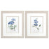 Set Of Two Farmhouse Perinwinkle White Framed Wall Art