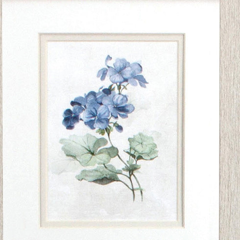 Set Of Two Farmhouse Perinwinkle White Framed Wall Art