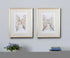 Set of Two Brown Streets of Venice Framed Art