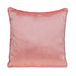 18" Taupe and Purple Cotton Throw Pillow With Embroidery