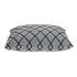 20" x 20" Blue Argyle Transitional Accent Throw Pillow